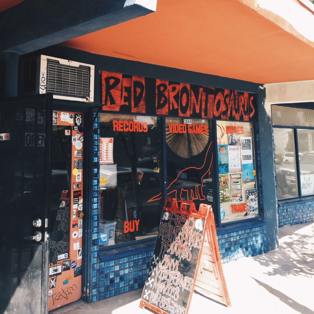 San Diego Record Stores - Red Brontosaurus Records